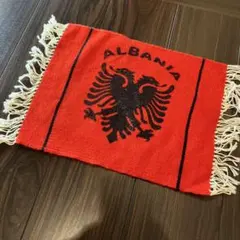 アルバニア国旗デザインマット