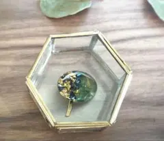 ハンドメイド ヘアゴム ドライフラワーかすみ草 - メルカリ