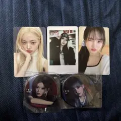 IVE まとめ売り リズ イソ ガウル ウォニョン トレカ 缶バッジ