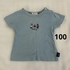 POLO Baby Tシャツ 100 水色のサムネイル