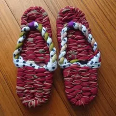 布ぞうり ハンドメイド ルームシューズ