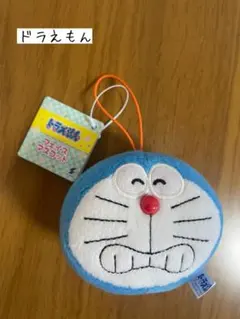 新品　ドラえもん フェイスマスコット ストラップ　いひひ顔ぬいぐるみキーホルダー