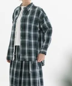 25SS　ノップドゥノッド　チェック柄 長袖シャツ