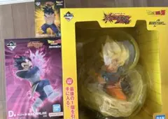 一番くじドラゴンボールZ A賞 孫悟空 D賞 ベジータ H賞ポスター 3点