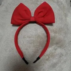 キキコスプレ　カチューシャ 魔女の宅急便風 ハンドメイド 赤いリボンのサムネイル