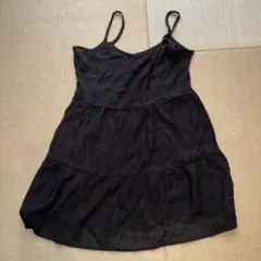 DIVIDED H&M ブラックノースリーブワンピース