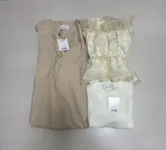 新品まとめ　洋服　ホワイトのサムネイル