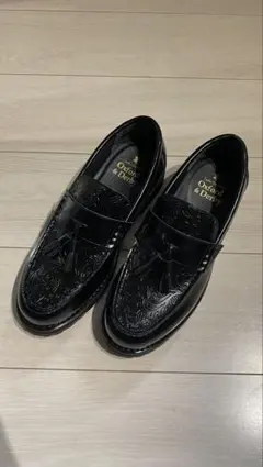 箱あり。新品London Shoe Make ペイズリー ローファー 8.5