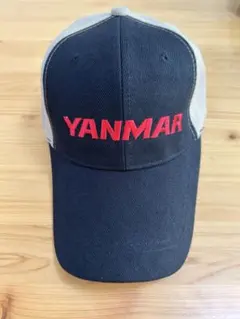 YANMAR 刺繍ロゴ キャップ 黒/ベージュのサムネイル
