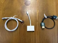 【純正】Apple ライトニングケーブル HDMI変換アダプタ　おまけ付き