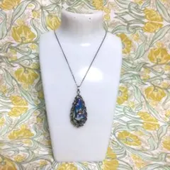 ネックレス　七宝焼　used 　中古　シルバー(銀）や宝石や貴金属ではありません