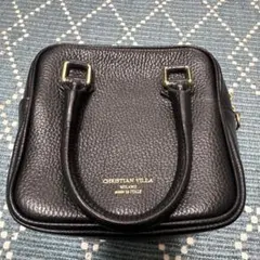 CHRISTIAN VILLA スクエアミニボストン レザー ショルダーバックのサムネイル