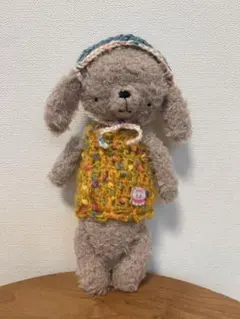 ハンドメイド 編みぐるみ イヌさん