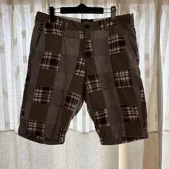 BEAMS チェック柄 ショートパンツ L