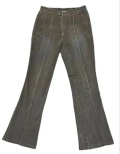 美品　イタリヤ　デニムパンツ　ラインストーンのサムネイル