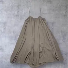 ●美品◆アーバンリサーチロッソ◆楽チン♡ヴィンテージサテンキャミワンピース