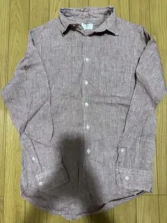 UNIQLO ユニクロ 長袖シャツ ボルドー Sサイズ