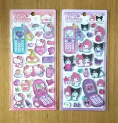 猫*判様 平成はっぴーフォン　ハローキティマイメロクロミ　サンリオ