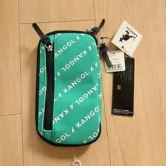 KANGOL ポーチ グリーン 新品