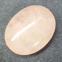 C375　ローズクォーツ　パームストーン　握り石　35✕45ミリ