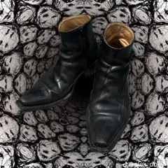 00s studs black boots archive y2k V系 メタル - メルカリ