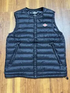 DANTON ブラック ダウン ベスト インナーダウン