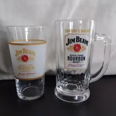 Jim Beam グラスセット 2個