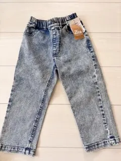 lics ウォッシュ加工　デニムパンツ　新品未使用タグ付き　100cm リクス