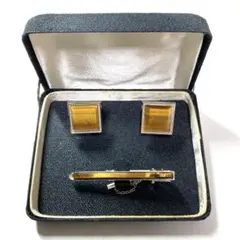 【最終価格・セット品】Gent-A カフスボタン ネクタイピン 収納ケース付