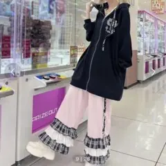 【DARRDY/ダーディー】フリルジャージパンツ