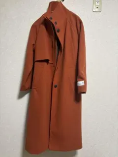 STRECH MELTON ロングコート オレンジのサムネイル