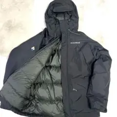 完売品 美品 モンベル パウダーランドパーカ ゴアテックス 1101443 黒M