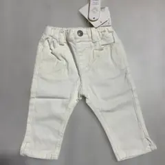 【新品】ブランシェス サステナブル ホワイト 7分丈パンツ