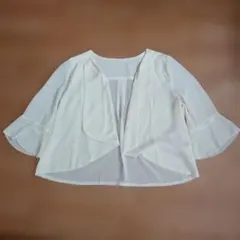 ボレロ 　ホワイト　XLサイズ 結婚式