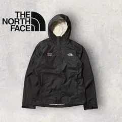 【ザ・ノースフェイス】マウンテンパーカー　黒　M 企業ロゴ　美品　e