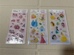 ディズニーキャラクター ステッカー 3シートセット
