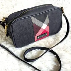 【美品】ブルーレーベルクレストブリッジ　デニムショルダーバックのサムネイル