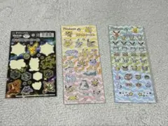 新品　セリア　プチプチシール3 ポケモン　2点 シール　Pokémon ぷくぷく