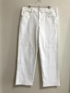 H&M デニム ホワイト エイチアンドエム ジーンズ サイズ42 白