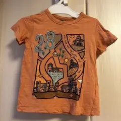 ベネトン　オレンジTシャツ　84㎝　１Ｙのサムネイル
