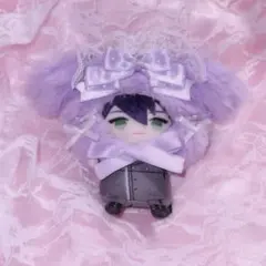 ぬい服 被り物 着ぐるみ にじぱぺっと 10cm パープルうさちゃん