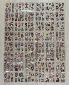 ラブブシール ステッカー シール帳 デコシール　PET防水シール クリアシール