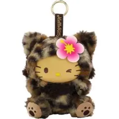 ハローキティ キティ サンリオ ファインフェイスキャット ヒョウ柄 日焼けキティ