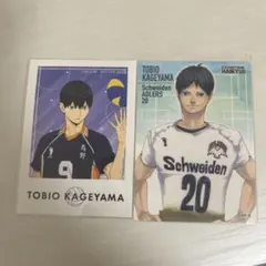 ハイキュー パワーカレーステッカー＆特典カード影山飛雄