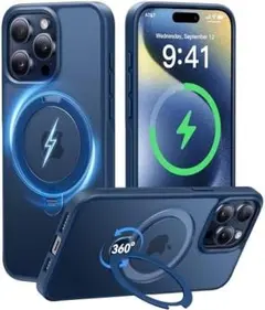 iPhone 2024最高傑作&定点360度回転 15 Pro ケース