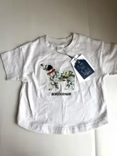 【新品】バースデイ　リバティ　犬　Tシャツ 80