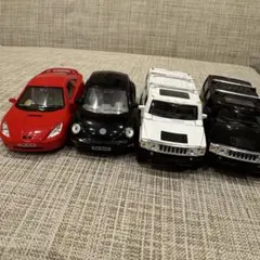 ABC ミニカー4台セット スポーツカー・SUV・セダン