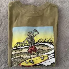 LSP 骸骨サーフィン Tシャツ オリーブグリーン