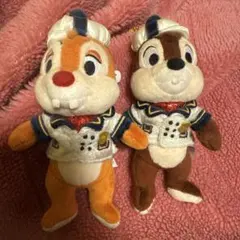 【お値下げ】チップ＆デール ぬいぐるみバッジ