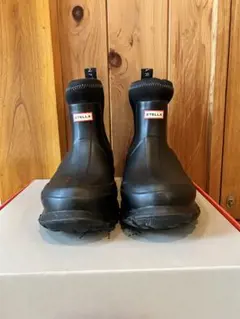 HUNTER ハンター 美品 【×ステラマッカートニー】 ブラック UK 7